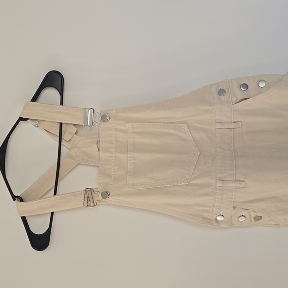 SHEIN EZwear Flap Pocket Denim Overalls Without Top Size S US 4 - Picture 8 of 14